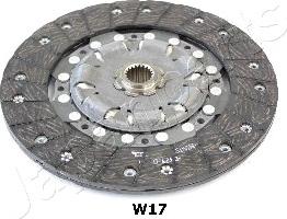 Japanparts DF-W17 - Disc ambreiaj aaoparts.ro
