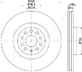 Japanparts DI-0907 - Disc frana aaoparts.ro
