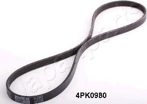 Japanparts DV-4PK0980 - Curea transmisie cu caneluri aaoparts.ro