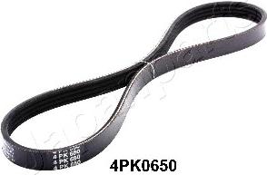 Japanparts DV-4PK0650 - Curea transmisie cu caneluri aaoparts.ro