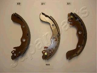 Japanparts GF-995AF - Set saboti frana aaoparts.ro