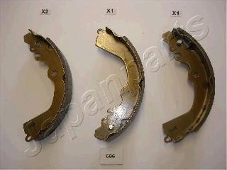 Japanparts GF-586AF - Set saboti frana aaoparts.ro