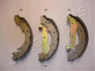 Japanparts GF-899AF - Set saboti frana aaoparts.ro