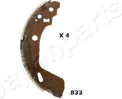 Japanparts GF-833AF - Set saboti frana aaoparts.ro