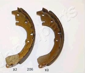 Japanparts GF-206AF - Set saboti frana aaoparts.ro