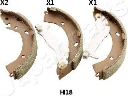 Japanparts GF-H18AF - Set saboti frana aaoparts.ro