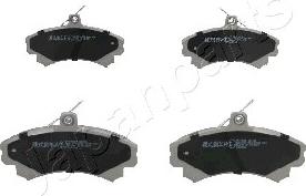 Japanparts PA-593AF - Set placute frana,frana disc aaoparts.ro