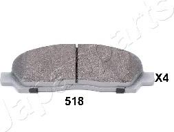 Japanparts PA-518AF - Set placute frana,frana disc aaoparts.ro