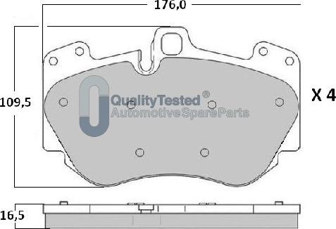 Japanparts PA0919JM - Set placute frana,frana disc aaoparts.ro