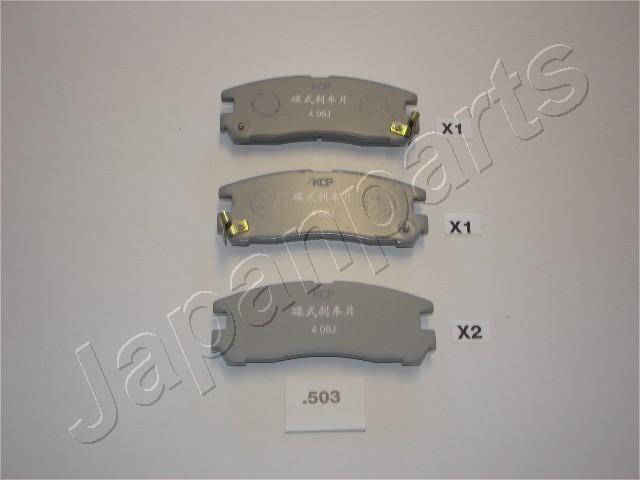 Japanparts PP-503AF - Set placute frana,frana disc aaoparts.ro