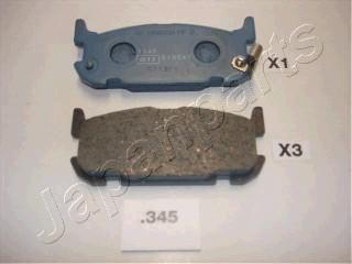 Japanparts PP-345AF - Set placute frana,frana disc aaoparts.ro
