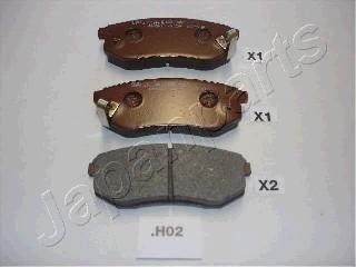 Japanparts PP-H02AF - Set placute frana,frana disc aaoparts.ro