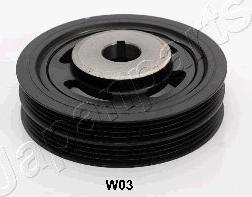 Japanparts PU-W03 - Fulie curea, arbore cotit aaoparts.ro