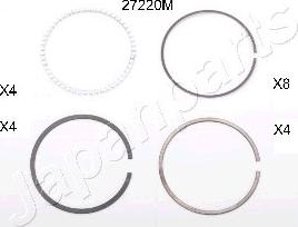 Japanparts RC27220M - Segment piston aaoparts.ro