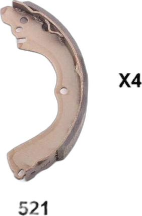 Japko 55521 - Set saboti frana aaoparts.ro