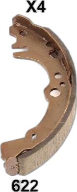 Japko 55622 - Set saboti frana aaoparts.ro