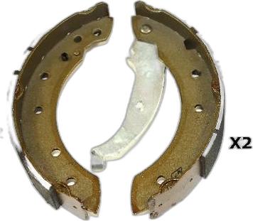 Japko 55016 - Set saboti frana aaoparts.ro