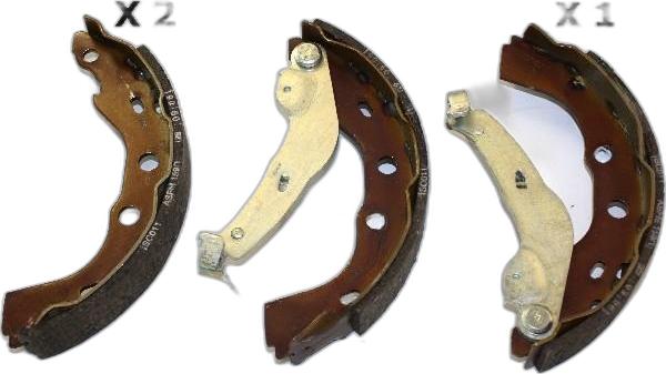 Japko 55823 - Set saboti frana aaoparts.ro