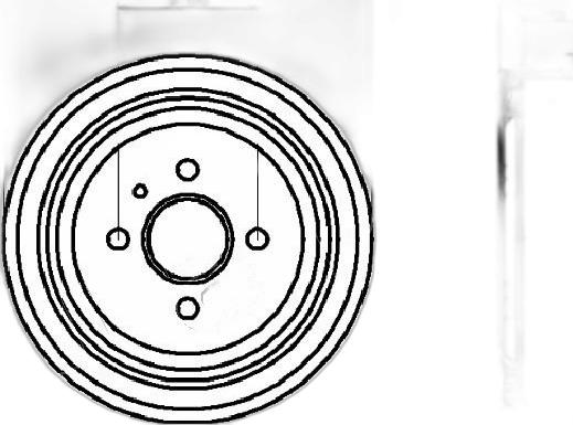 Japko 560404 - Tambur frana aaoparts.ro
