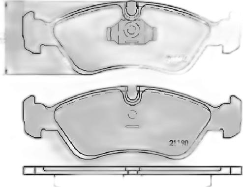Japko 500402 - Set placute frana,frana disc aaoparts.ro