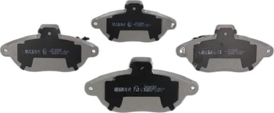 Japko 500063 - Set placute frana,frana disc aaoparts.ro