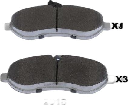 Japko 502018 - Set placute frana,frana disc aaoparts.ro