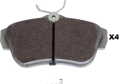 Japko 512002 - Set placute frana,frana disc aaoparts.ro