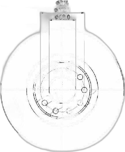 Japko 600924C - Disc frana aaoparts.ro