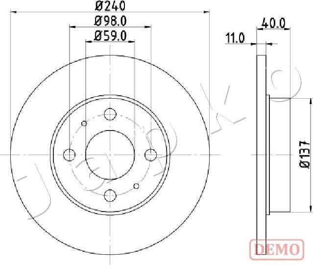 QUARO QD3559HC - Disc frana aaoparts.ro