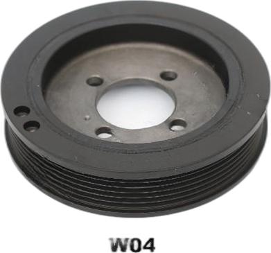 Japko 122W04 - Fulie curea, arbore cotit aaoparts.ro