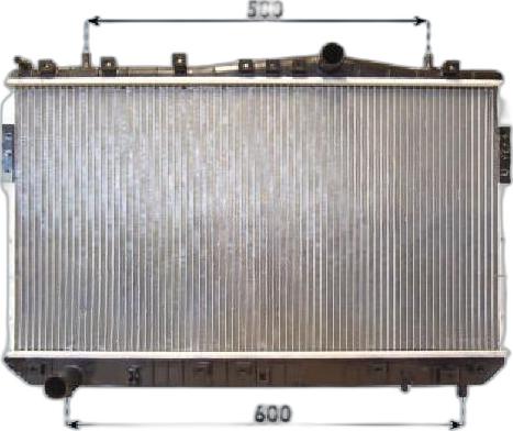 Japko RDA313022 - Radiator, racire motor aaoparts.ro