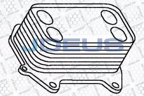 Jdeus 401M23 - Radiator ulei, ulei motor aaoparts.ro