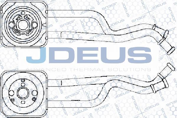Jdeus 430M07A - Radiator ulei, ulei motor aaoparts.ro