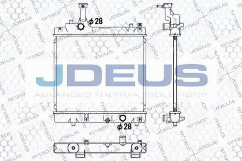 Jdeus 042M24 - Radiator, racire motor aaoparts.ro