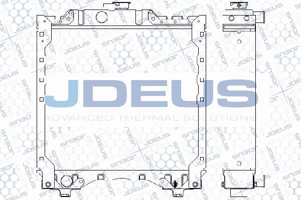 Jdeus 060M06 - Radiator, racire motor aaoparts.ro