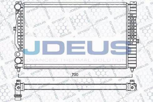 Jdeus 001M20 - Radiator, racire motor aaoparts.ro
