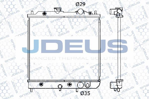 Jdeus 018M05 - Radiator, racire motor aaoparts.ro