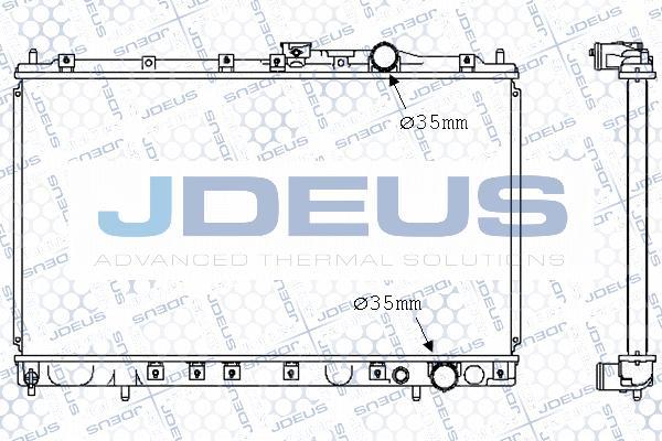Jdeus 018M08 - Radiator, racire motor aaoparts.ro