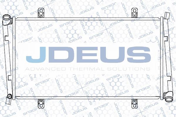 Jdeus 018M37 - Radiator, racire motor aaoparts.ro