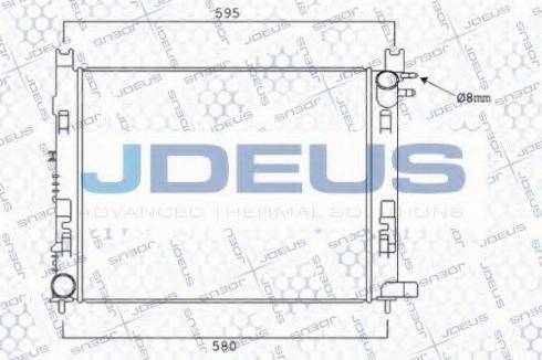 Jdeus 023M96 - Radiator, racire motor aaoparts.ro