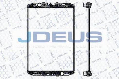 Jdeus 108M01B - Radiator, racire motor aaoparts.ro