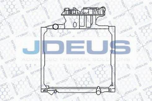 Jdeus 115M09 - Radiator, racire motor aaoparts.ro