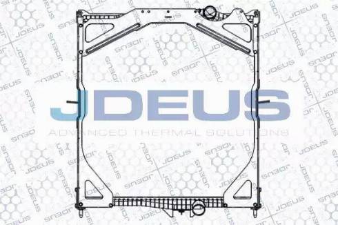 Jdeus 131M11A - Radiator, racire motor aaoparts.ro