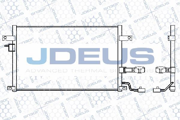 Jdeus 756M09 - Condensator, climatizare aaoparts.ro