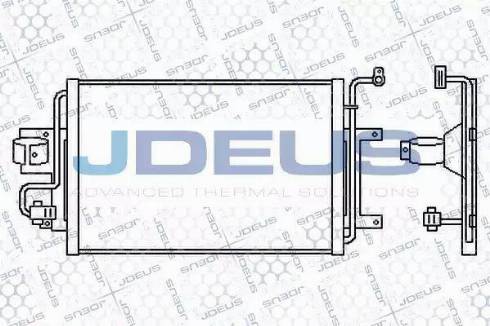 Jdeus 701M06 - Condensator, climatizare aaoparts.ro