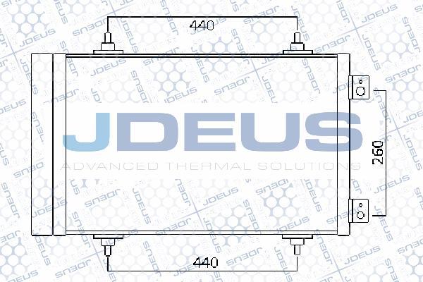 Jdeus 707M27 - Condensator, climatizare aaoparts.ro