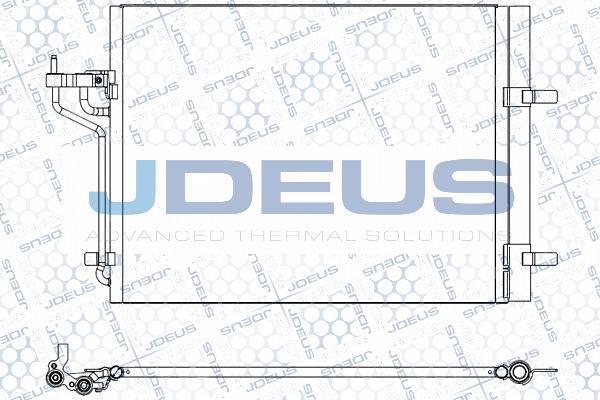Jdeus 712M40 - Condensator, climatizare aaoparts.ro