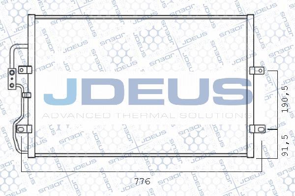 Jdeus 721M23 - Condensator, climatizare aaoparts.ro