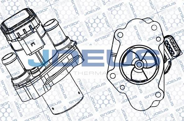 Jdeus EG017001V - Supapa EGR aaoparts.ro