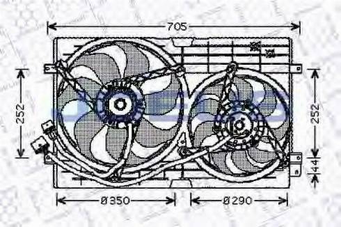 Jdeus EV010190 - Ventilator,aer conditionat aaoparts.ro